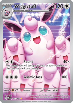 Pokemon Phantasmal Flames Wigglytuff - 105