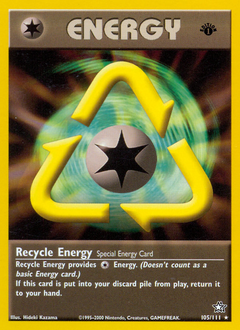 Pokemon Neo Genesis Recycle Energy - 105