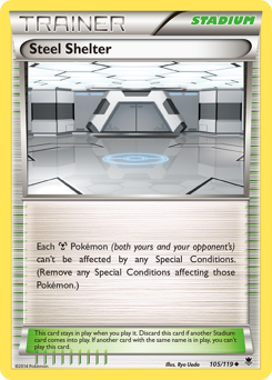 Pokemon Phantom Forces Steel Shelter - 105