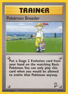 Pokemon Base Set 2 Pokémon Breeder - 105