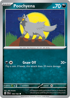 Pokemon Temporal Forces Poochyena - 105