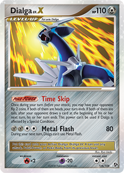 Pokemon Great Encounters Dialga LV.X - 105