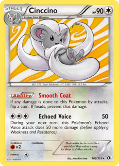 Pokemon Legendary Treasures Cinccino - 105