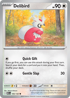 Pokemon Mega Evolution Delibird - 105