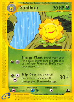 Pokemon Skyridge Sunflora - 105