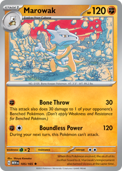 Pokemon 151 Marowak - 105