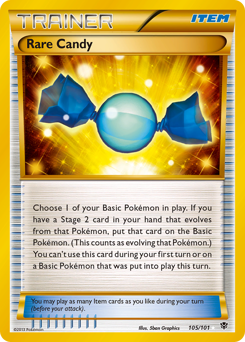 Pokemon Plasma Blast Rare Candy - 105