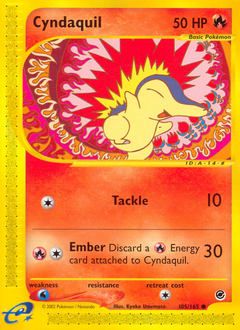 Pokemon Expedition Base Set Cyndaquil - 105