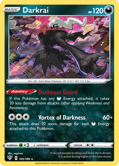 Pokemon Darkness Ablaze Darkrai - 105