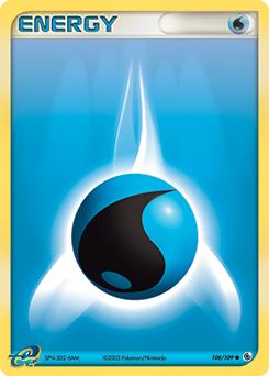 Pokemon Ruby & Sapphire Water Energy - 106