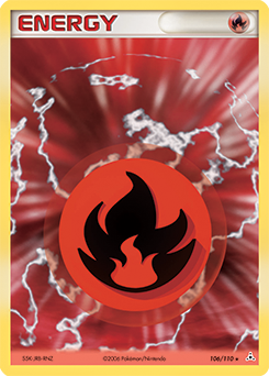 Pokemon Holon Phantoms Fire Energy - 106