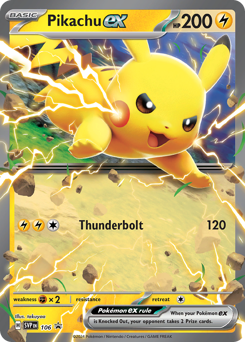 Pokemon Scarlet & Violet Black Star Promos Pikachu ex - 106