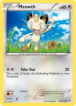 Pokemon Boundaries Crossed Meowth - 106