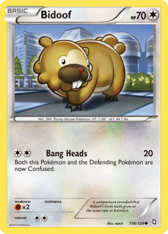 Pokemon Dragons Exalted Bidoof - 106
