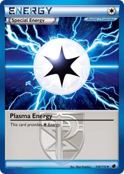 Pokemon Plasma Freeze Plasma Energy - 106