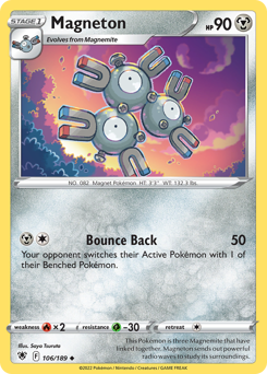Pokemon Astral Radiance Magneton - 106