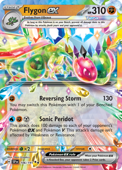 Pokemon Surging Sparks Flygon ex - 106