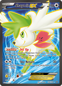 Pokemon Roaring Skies Shaymin-EX - 106