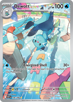 Pokemon White Flare Dewott - 106