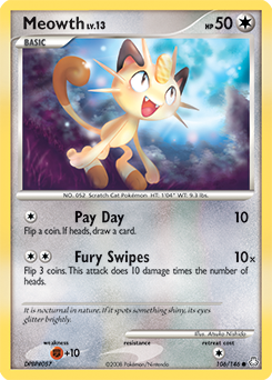 Pokemon Legends Awakened Meowth - 106