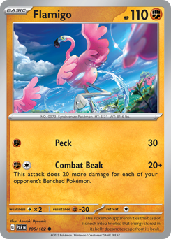 Pokemon Paradox Rift Flamigo - 106