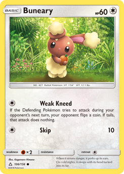 Pokemon Ultra Prism Buneary - 106