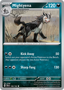 Pokemon Temporal Forces Mightyena - 106