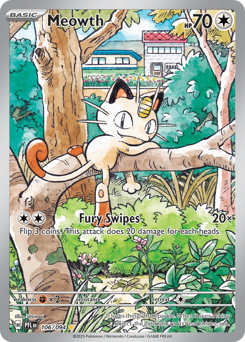 Pokemon Phantasmal Flames Meowth - 106