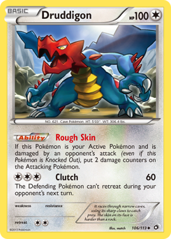 Pokemon Legendary Treasures Druddigon - 106