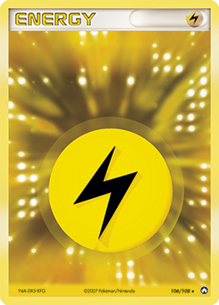 Pokemon Power Keepers Lightning Energy - 106