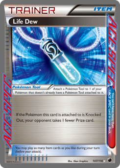 Pokemon Plasma Freeze Life Dew - 107