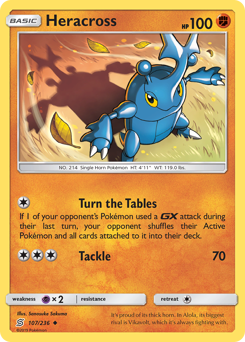 Pokemon Unified Minds Heracross - 107