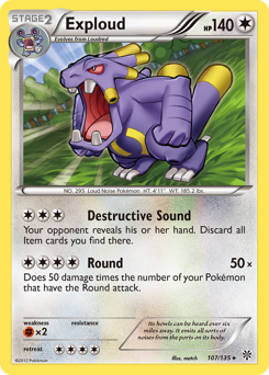 Pokemon Plasma Storm Exploud - 107
