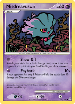 Pokemon Legends Awakened Misdreavus - 107