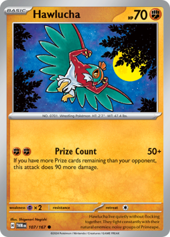 Pokemon Twilight Masquerade Hawlucha - 107