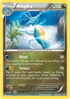 Pokemon Primal Clash Kingdra - 107