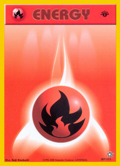 Pokemon Neo Genesis Fire Energy - 107