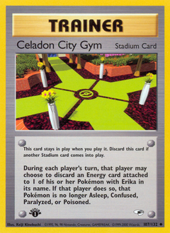Pokemon Gym Heroes Celadon City Gym - 107