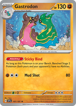 Pokemon Surging Sparks Gastrodon - 107