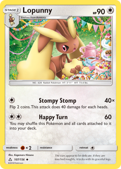 Pokemon Ultra Prism Lopunny - 107