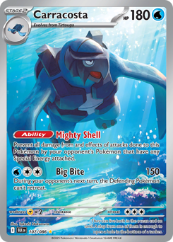 Pokemon Black Bolt Carracosta - 107