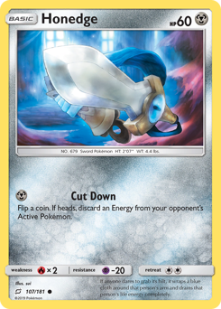 Pokemon Team Up Honedge - 107