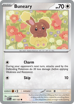 Pokemon Mega Evolution Buneary - 107
