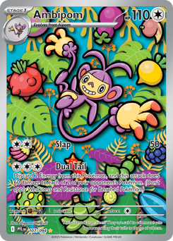Pokemon Phantasmal Flames Ambipom - 107