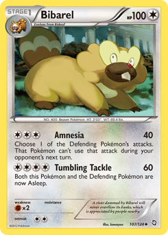 Pokemon Dragons Exalted Bibarel - 107