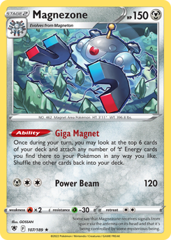 Pokemon Astral Radiance Magnezone - 107