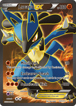 Pokemon Furious Fists Lucario-EX - 107