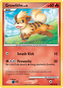 Pokemon Supreme Victors Growlithe - 108