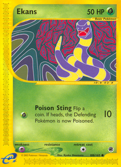 Pokemon Expedition Base Set Ekans - 108