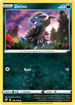 Pokemon Darkness Ablaze Deino - 108